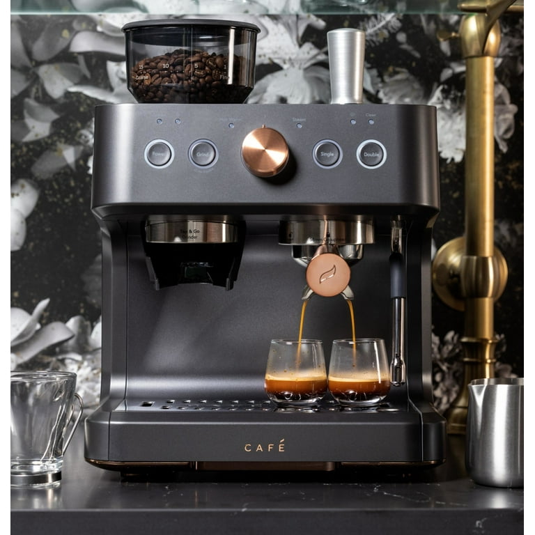 GE Cafe Stainless Steel Bellissimo Semi-Automatic Espresso Machine +  Reviews
