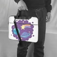 thumbnail image 6 of ZICANCN Laptop Case 13 inch, Rainbow Arrow Purple Background Work Shoulder Messenger Business Bag for Women and Men, 6 of 9