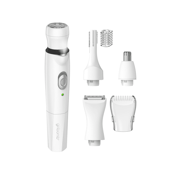 Conair All-in-One Face & Body Trimmer and Shaver Set for Women, Wet/Dry, Rechargeable