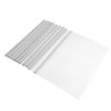 Unique Bargains Office Sliding White Bar A4 Size Document File Folder Plastic Clear 10 Pcs