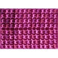 thumbnail image 1 of Ahgly Company Indoor Rectangle Abstract Pink Modern Area Rugs, 4' x 6', 1 of 4