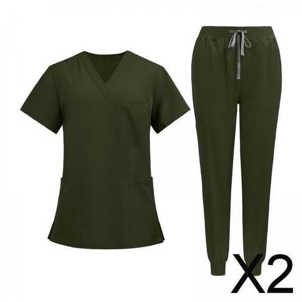 Uniforme de enfermera,Conjunto de uniforme de enfermera,pantalón largo,parte e inferior del uniforme,Traje de trabajo de enfermera para mujer,ropa de trabajo para spa y peluquería de