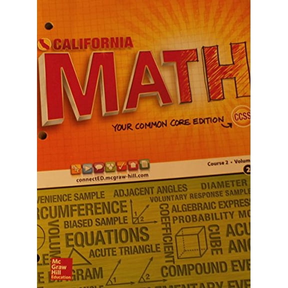Pre-Owned CALIFORNIA MATH Your Common Core Edition Course 2/Volume 2 Paperback