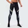 thumbnail image 4 of Men's Gym Training Pants for Running Basketball Fitness Stretch Base Layer Workout Trousers, 4 of 7
