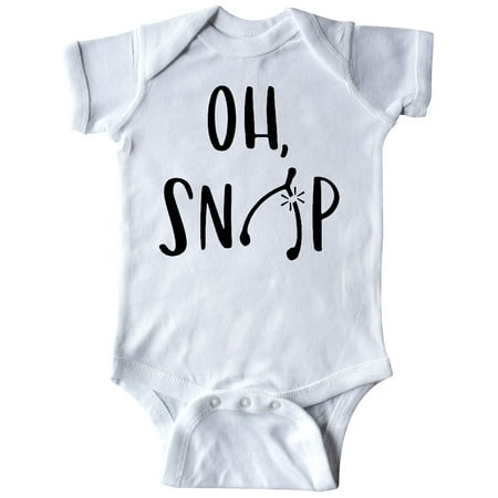 

Inktastic Oh Snap Funny Thanksgiving Wishbone Gift Baby Boy or Baby Girl Bodysuit