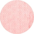 thumbnail image 1 of Ahgly Company Indoor Round Abstract Red Contemporary Area Rugs, 5' Round, 1 of 4