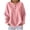 A01 Pink, variant on Womens Waffle Knit Tunic Tops Solid Color Button Crewneck Pullover Fall Long Sleeve Shirts