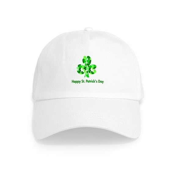 CafePress - St. Patrick Shamrock - Adjustable 100% Brushed Unisex Casual Cotton Baseball Cap, Beige, 1