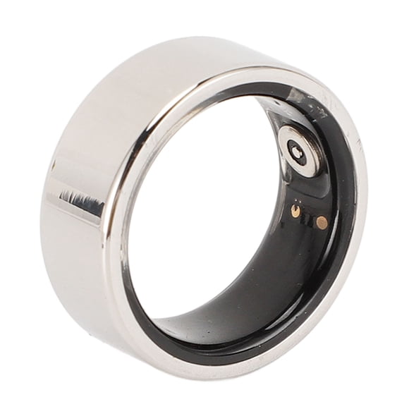 Smart Ring Fitness Tracker, Silver Sports Fitness Ring  for Sport Size 10