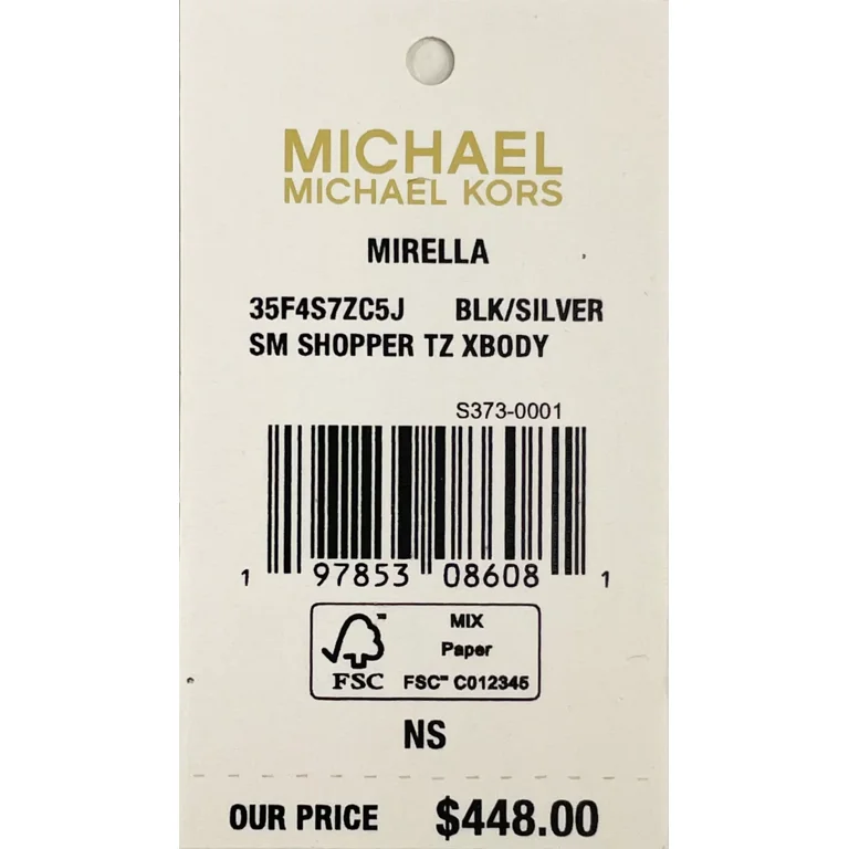 Michael Kors Mirella Small Top Zip Crossbody Tote Bag - Walmart.com