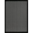 thumbnail image 2 of Beverly Rug Modern Micro Loop Geometric Zebra Non Shedding Area Rug Black 6x9, 2 of 9