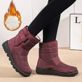 thumbnail image 6 of Women Snow Boots Wide Width Woman Fur Lined Booties Shoes Womens Warm Fur Lined Winter Snow Boots Warm Slip On Boot Running Shoes for Women Mens Booties Winter, 6 of 6