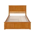thumbnail image 3 of AFI Madison Queen Platform Bed with Matching Footboard and TwinXL Trundle, Light Toffee, 3 of 6