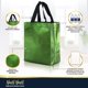 thumbnail image 4 of Set de 60 Bolsas de Regalo Nush Nush Verde Brillante Mediano, 4 of 6