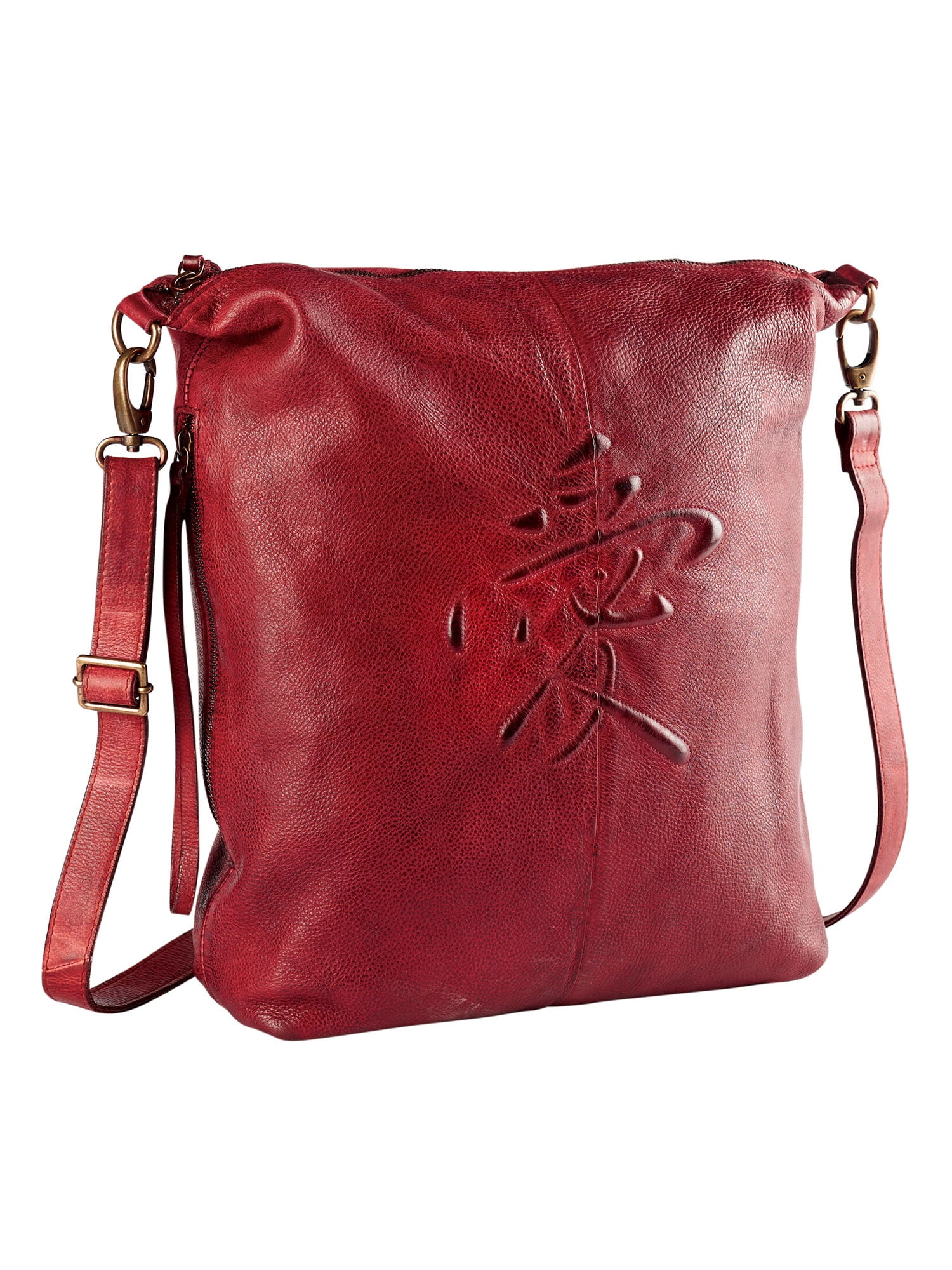 red purse crossbody