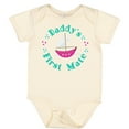 thumbnail image 3 of Inktastic Daddys First Mate (girl) Girls Baby Bodysuit, 3 of 5