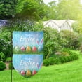 thumbnail image 2 of Wukai Happy Easter Print Garden Flag 12.5x18 Inch Double Sided Sun-resistant Rain-resistant, Wrinkle-resistant Colorfast(Only Flag), 2 of 7