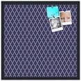 thumbnail image 2 of PinPix 24x24 Custom Cork Bulletin Board Quatrefoil Navy Poster Board Has a Fabric Style Canvas Finish, Framed in Quatrefoil Navy, by ArtToFrames (PinPix-285), 2 of 6