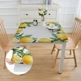 thumbnail image 2 of HAOXIT  Lemon Square Tablecloth with Elastic Edge,Summer Fitted Table Cloth with Elastic Edge Waterproof Table Cover,Yellow Lemon Table Covers for Kitchen 36*36, 2 of 8