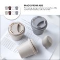 thumbnail image 3 of KAKOWELY 8pcs Coffee Cup Design Beauty Sponge Box Cosmetic Powder Puff Container Box,2.68X"X2.68"X2.64", 3 of 5