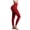 RED, variant on Women's Footless Tights Under Dress Semi Opaque Footless Pantyhose