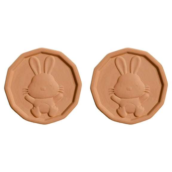 2PCS brown sugar keeper Terracotta Brown Sugar Saver- Brown Sugar Keeper Disc to Maintain Food Moisture in Storage Container - Terra Cotta Bear Softener Alternative - 1Pack