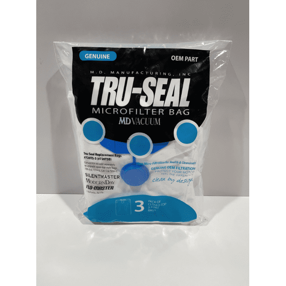 Hyperflow Tru-Seal Filtration Replacment Bag (Tru-Seal 3-Pack Bag)