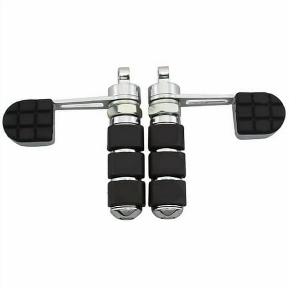 TCMI Piquets Iso Personnalisés Harley Softail Sport Dyna Anti-Vibration, Couleur Chrome
