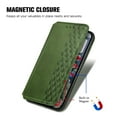 thumbnail image 4 of for Motorola Edge X30/Edge+ 2022 Leather Phone Case Wallet, Built in Magnetic Folio Flip Cover Ultra Thin Slim, Multi Hidden Card Holder Cash Slot, Fashion Plaid Lining, Kickstand, 4 of 8
