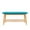 Blue, variant on StorageWorks Tufted Fabric Bench, Entryway Bench Seat with Shoe Storage Shelf, Dark Green