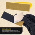 thumbnail image 3 of Dura-Gold Premium 1" x 4" Gold Sandpaper Micro Sheets, 220 Grit (Box of 45) - Hook & Loop Backing, Wood Furniture Woodworking - Hand Micro Sanding Blocks, 3 of 5