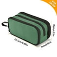 thumbnail image 3 of ALAZA Army Green Pencil Case Bag 3 Compartment Pen Pouch Large Storage Holder Box Organizer, 3 of 8