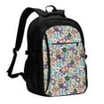 thumbnail image 1 of Disketp Colored Casino Chips Mochila de Viaje Estampada para Laptop con Puerto de Carga USB, Mochila Impermeable para Computadora – Regalo para Hombres y Mujeres, 1 of 7