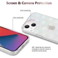 thumbnail image 5 of Compatible with iPhone 14 Case Clear Cute Holographic Heart Case for Women Girls Aesthetic Glitter Bling Rainbow Love Heart Cover Designed for iPhone 14 6.1 Inch 2022, 5 of 12