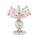 thumbnail image 5 of Portavelas de cristal transparente de loto, candelero con Base de cristal para decoración de comedor en casa Rojo, 5 of 9