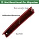 thumbnail image 5 of Organizador Universal para Llenar el Espacio del Asiento del Automóvil con Ranuras para Tarjetas, Accesorios de Almacenamiento para el Asiento del Automóvil, Cuero, Rojo, 5 of 6