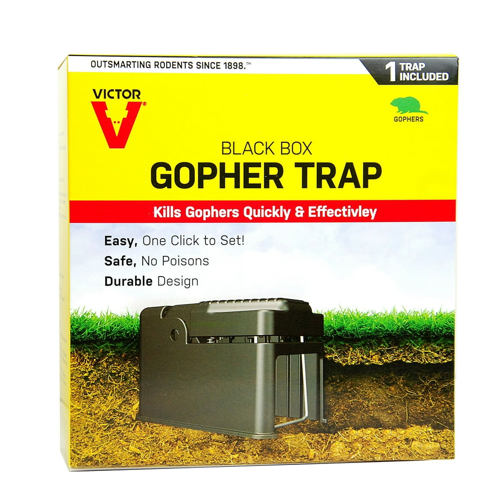 Victor The Black Box Gopher Trap