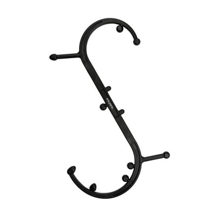 HubiCare Massage Stick, Massage Trigger Point Cane, Body Deep Tissue, Handheld Back, Neck, Shoulder, Leg and Feet, Muscle Release Tool Self Massage Hook Cane for Women & Men (Black)