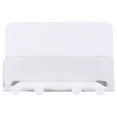 thumbnail image 1 of MasteelfCA 1pc Multifunctional Wall-mounted Phone Rack Mobile Phone Holder Key Hanger Wall Rack for Home (White), 1 of 8