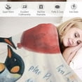 thumbnail image 3 of Orinice Anniversary Blanket - penguins gifts for men and women, romantic wedding gifts for wife/husband/boyfriend/girlfriend, Christmas and Thanksgiving gifts 50x60in, 3 of 6