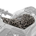 thumbnail image 4 of Uorisanigo Gray Leopard Print ATV Seat Cover Waterproof Outdoor Four Wheeler Accessories Universal Seat Covers for Polaris Sportsman Honda Rancher Foreman Scrambler, 4 of 7