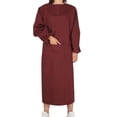thumbnail image 1 of Kearding Delantal para hornear de manga larga para el hogar para adultos, tela impermeable Unisex, bolsillos ajustables a prueba de aceite, babero de Cocina y Comedor Vino rojo Kearding  HA084605-03, 1 of 6