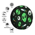 thumbnail image 4 of Gukieu Eyeball Monster Print Car Tire Cover, Adjustable Waterproof and Dustproof Tire Protection Cover, Suitable for SUV, Truck, Van-15 inch, 4 of 6