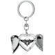 thumbnail image 1 of Llavero de alas de ángel en forma de corazón Unbranded con alas de mariposa, 1 of 3