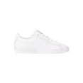 thumbnail image 3 of PU & MA Men's Basket Classic Leather Trainers, White, 3 of 6