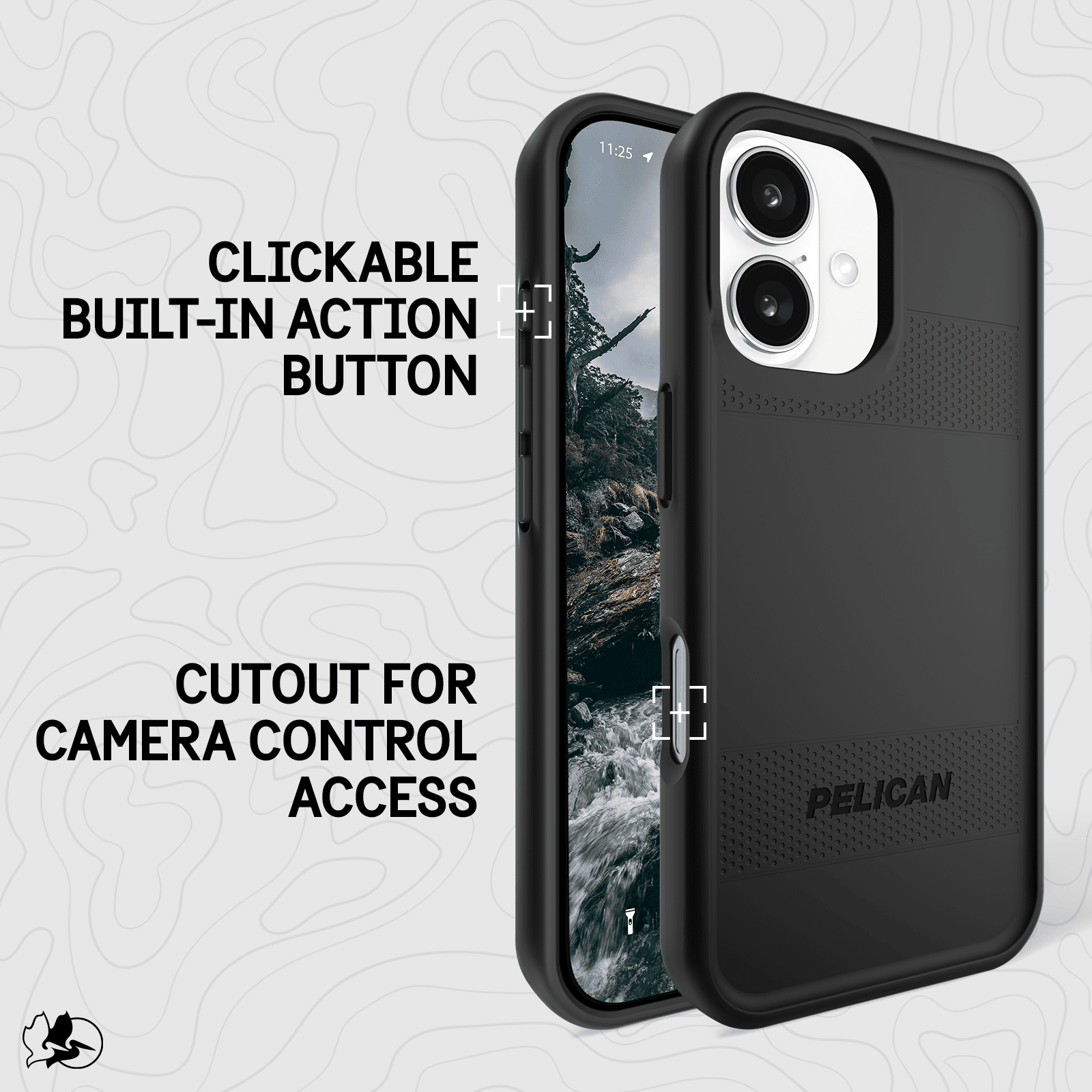 Pelican Protector Case for MagSafe for Apple iPhone 16 - Black