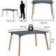 thumbnail image 2 of Mesa multiusos FRATELLO MUEBLES para Recámara o Comedor Salvia color Gris, 2 of 7