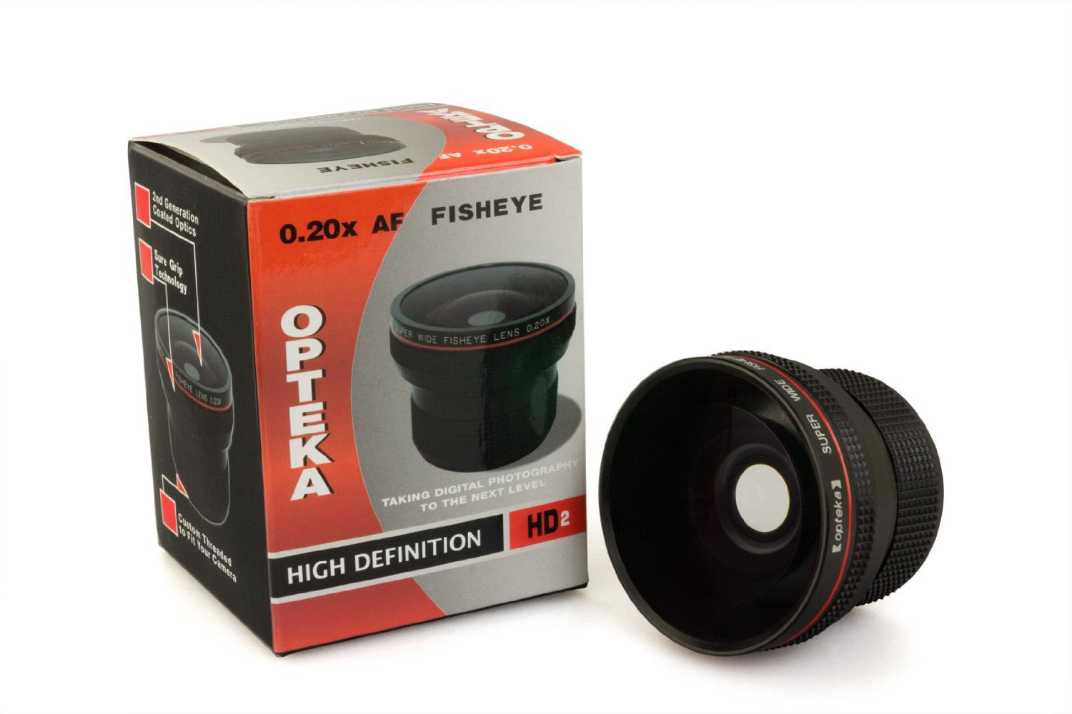 Professional .20x Super Wide Angle HD Lens + .35x Macro Fisheye Adapter