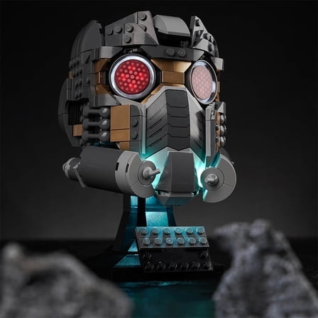 ‌LED Light Compatible with Legos 76251 Building Set, LED Light Kit for Legos 76251 Star-Lord Helmet Building Toy, Decoration Lights, No Building Model Kit