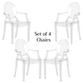 thumbnail image 1 of Ghost Chaise  Ensemble de 4  en clair, 1 of 1